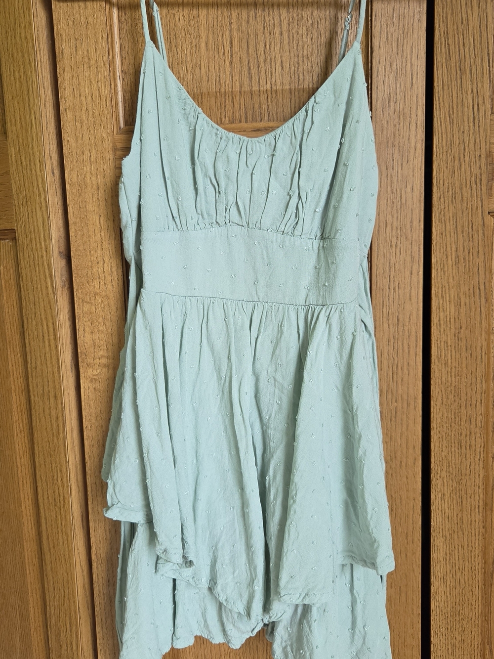 Altar'd State Mint Green Spaghetti Strap Mini Dress